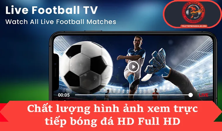 Chất lượng hình ảnh xem trực tiếp bóng đá HD Full HD